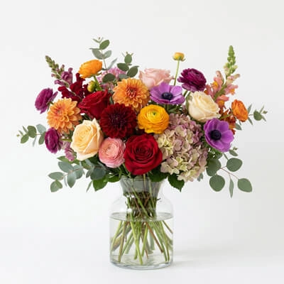 15. Seasonal Mixed Flowers